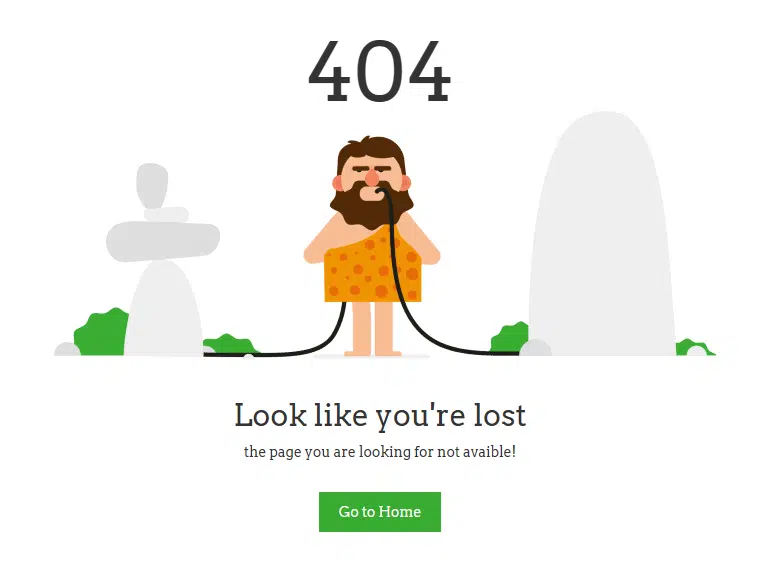 Nous créons des pages 404 rigolotes pour vos sites internet
